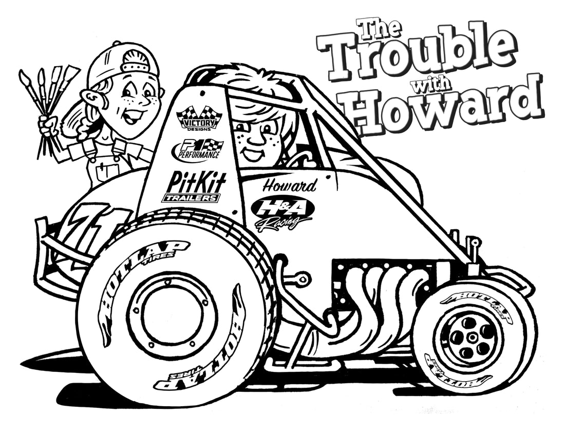 Trouble Coloring Pages