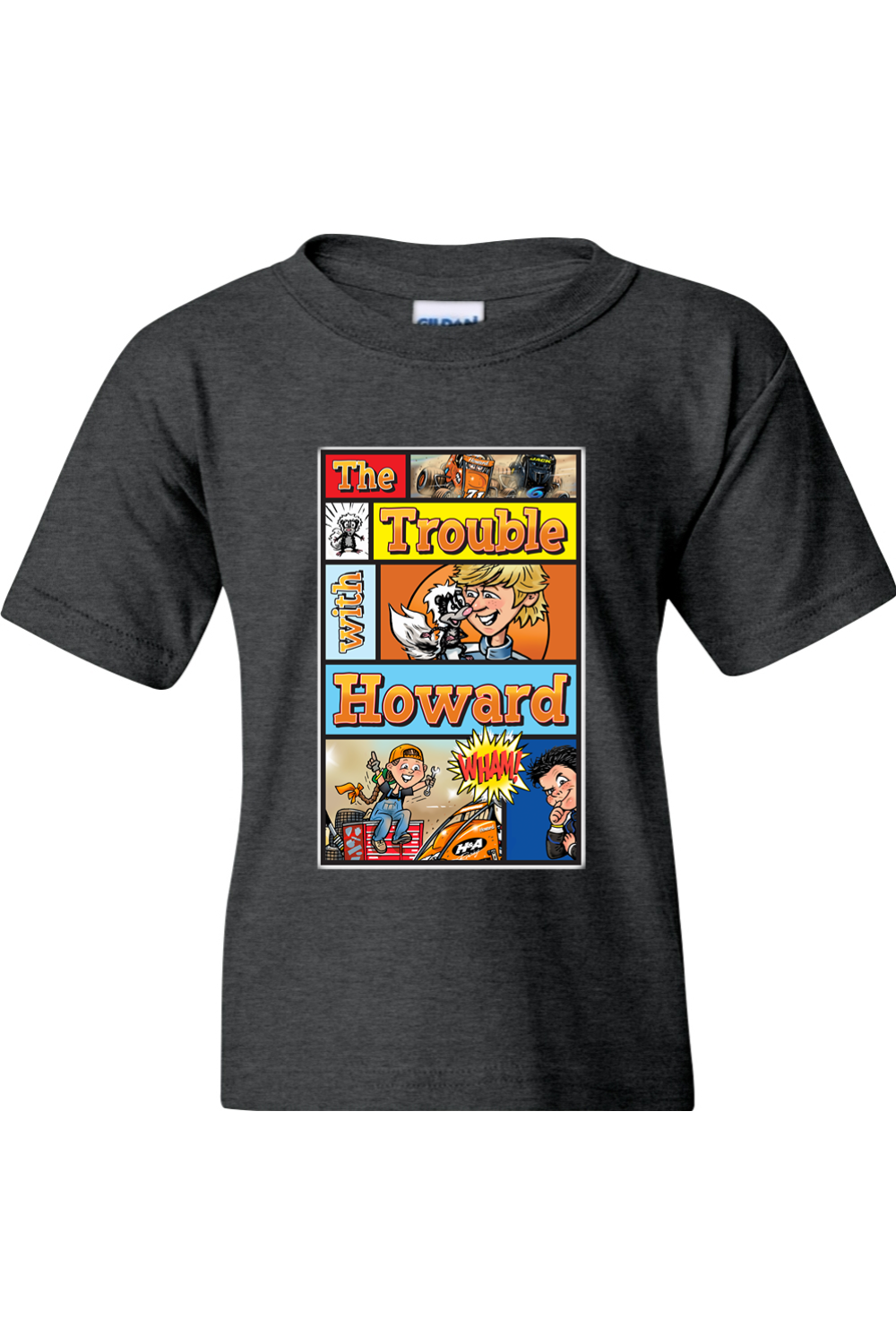 Trouble with Howard Storyboard - Youth Gildan Heavy Cotton T