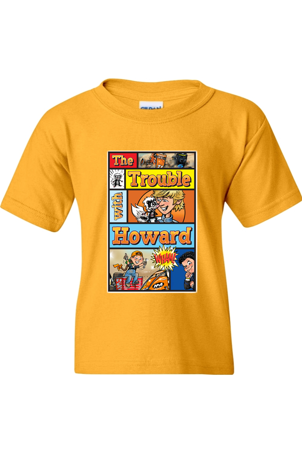 Trouble with Howard Storyboard - Youth Gildan Heavy Cotton T