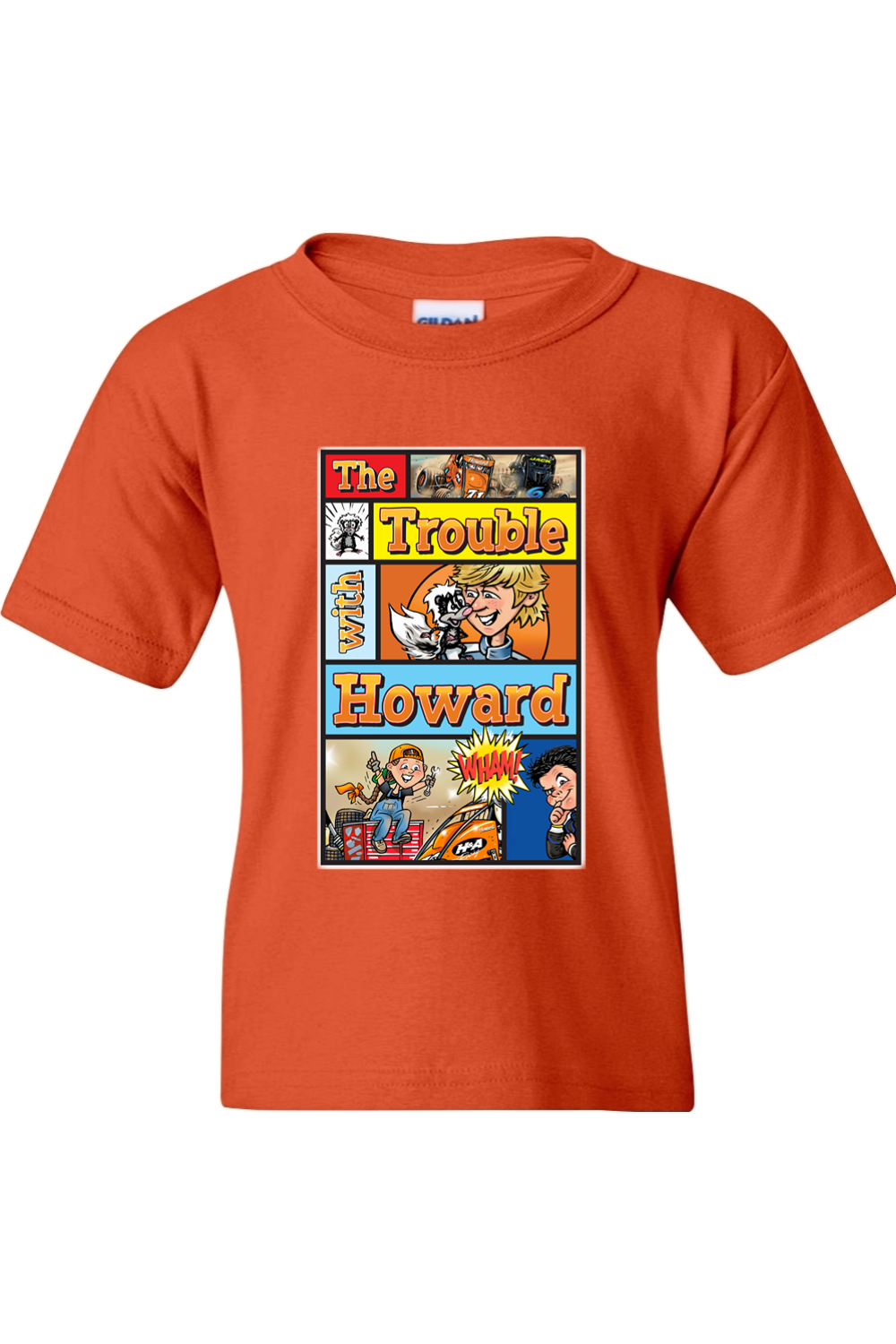 Trouble with Howard Storyboard - Youth Gildan Heavy Cotton T