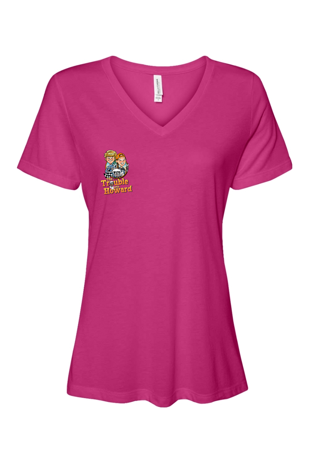 Sweet Victory Women’s Relaxed Jersey Short Sleeve V-Neck T-Shirt