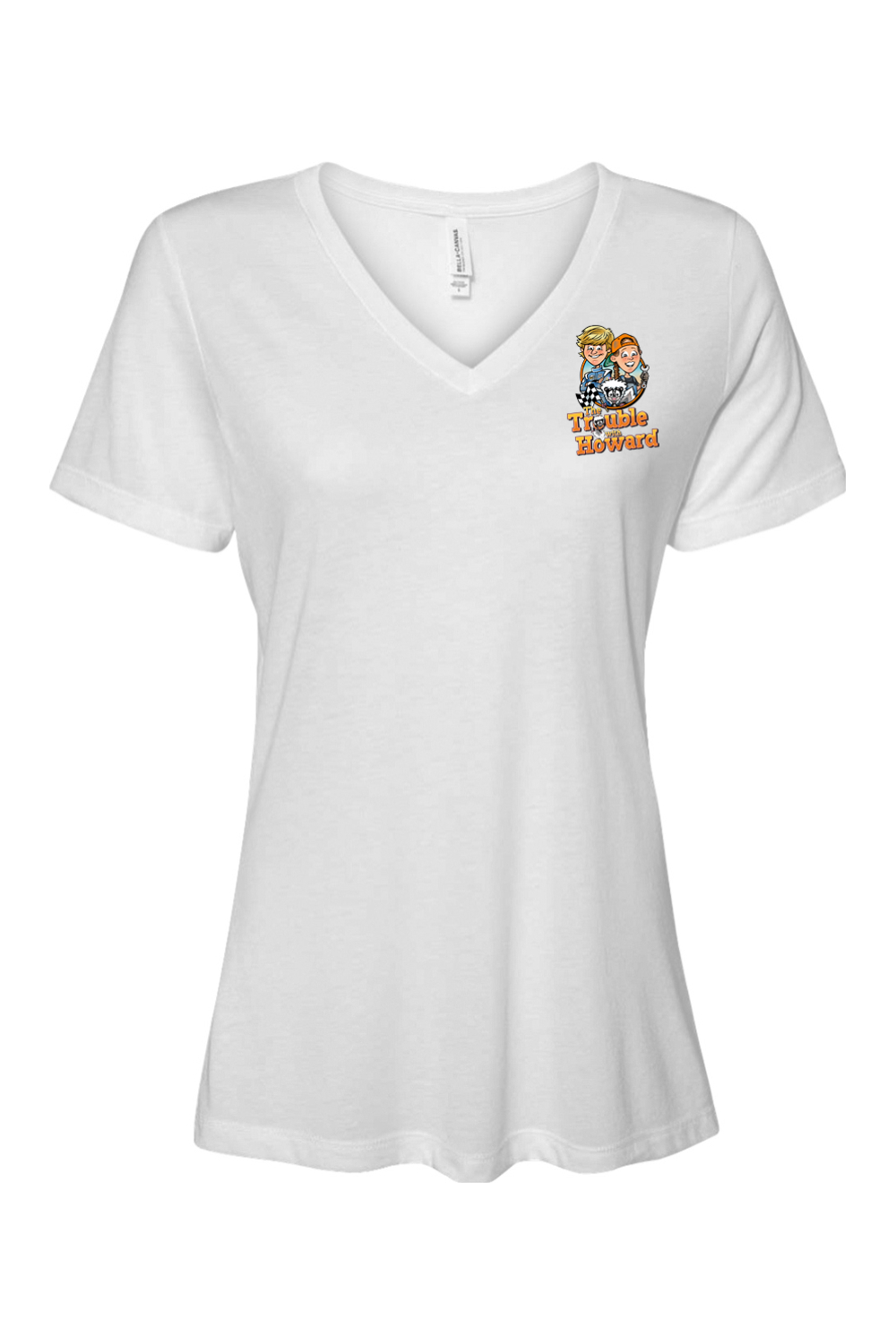 Sweet Victory Women’s Relaxed Jersey Short Sleeve V-Neck T-Shirt