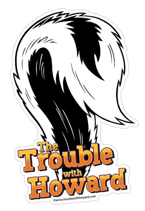 Trouble's Tail Sticker